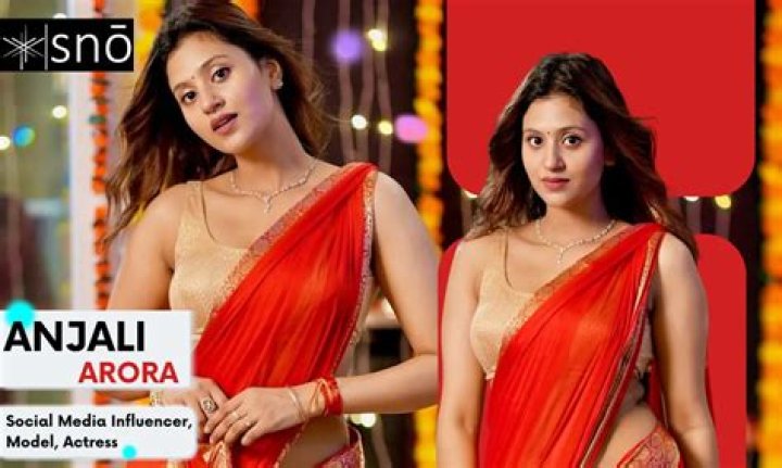 Anjali Arora: A Rising Star in Bollywood's Spotlight