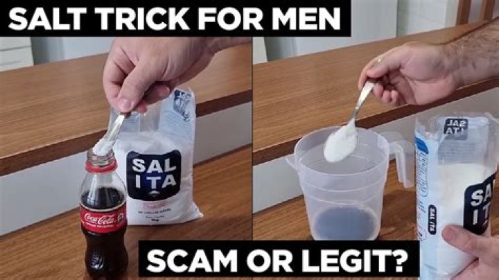 How Does the Salt Trick Work for Men: Unlocking the Mystery Behind This Popular Technique