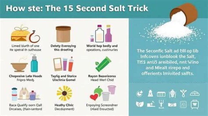 What is the 15 Second Salt Trick for Men: A Comprehensive Guide